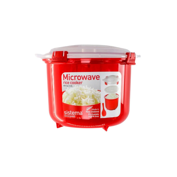 OLLA ARROCERA PLASTICA P/MICROONDAS 11 TAZAS SISTEMA