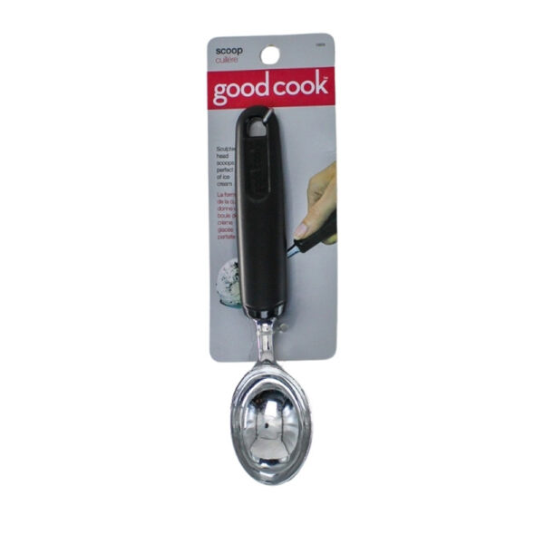 CUCHARA P/HELADOS METALICA C/PUÑO PLASTICO GOOD COOK