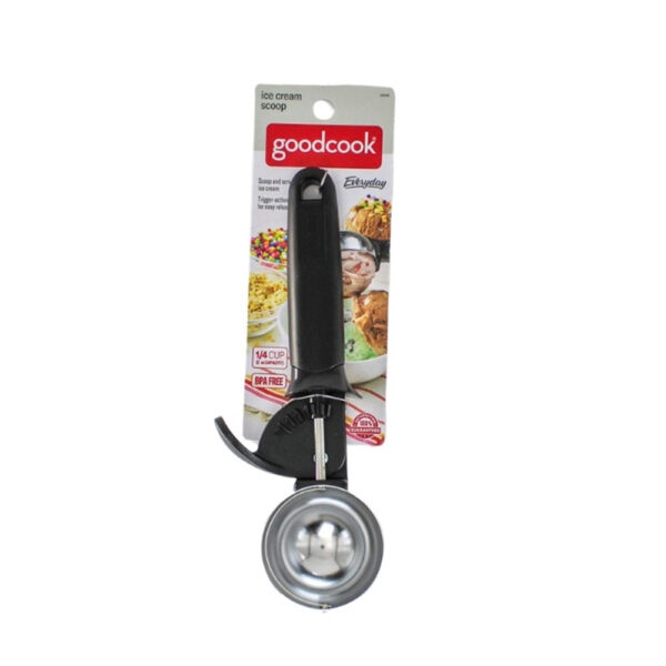 CUCHARA P/HELADOS METALICA C/PUÑO PLASTICO GOOD COOK