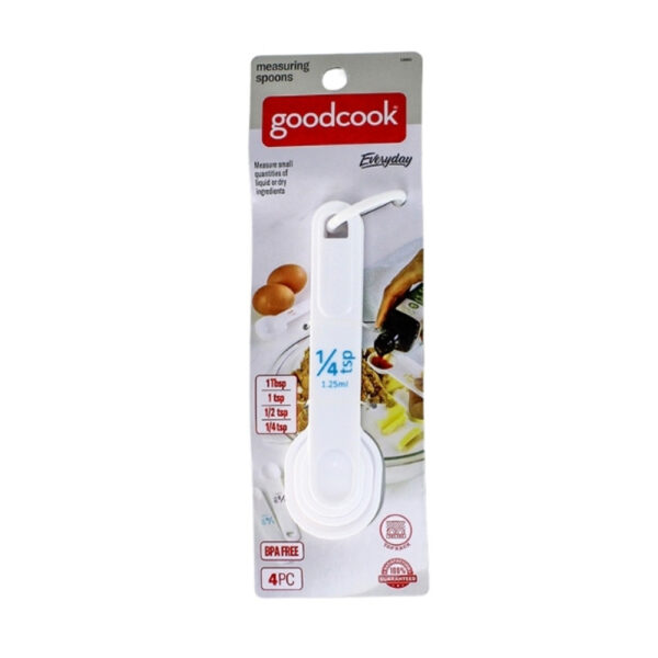 JGO 4 PZS CUCHARITAS PLASTICAS MEDIDORAS PEQ GOOD COOK
