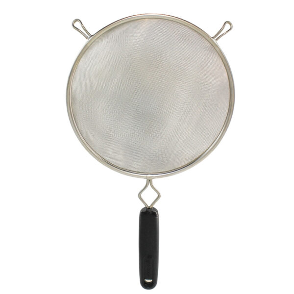 COLADOR ACERO INOX PUÑO PLASTICO 8 PULGADAS GRANDE GOOD COOK