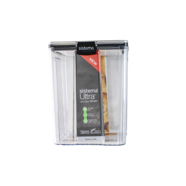 RECIPIENTE CUADRADO TRITAN ULTRA 2.75 LITROS SISTEMA