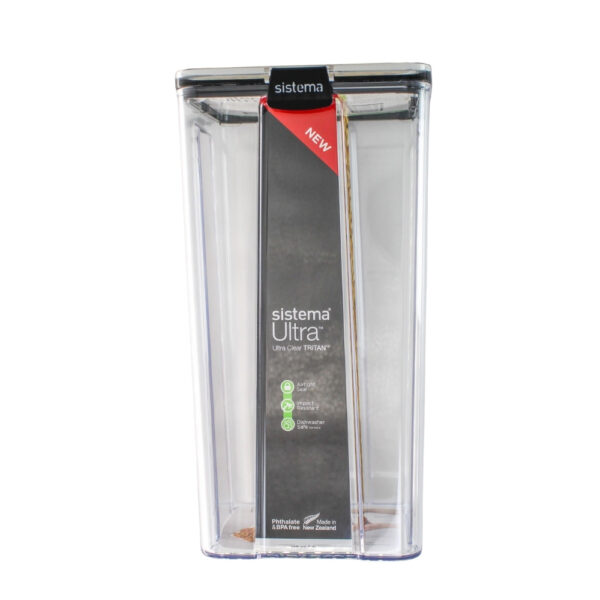 RECIPIENTE CUADRADO TRITAN ULTRA 4 LITROS SISTEMA