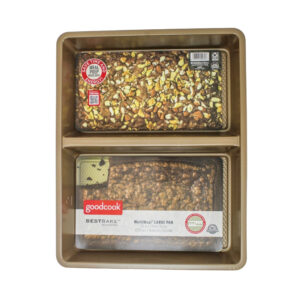 MOLDE RECTANGULAR ANTIADHERENTE DE 2 DIVISIONES 11" X 14" X 2” GOOD COOK