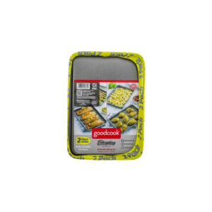 SET 2 MOLDES RECTANGULARES ANTIADHERENTES 9 x 6.2" PARA HORNITO GOOD COOK