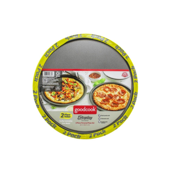 SET 2 MOLDES MINI PIZZA REDONDOS 12" GOOD COOK