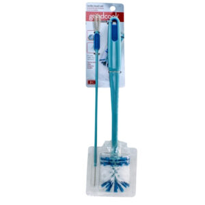 JUEGO DE 2 CEPILLOS PLASTICOS PARA BOTELLAS Y PAJILLAS GOOD COOK