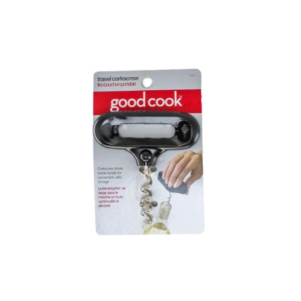 SACACORCHOS METAL C/PUÑO PLASTICO GOOD COOK
