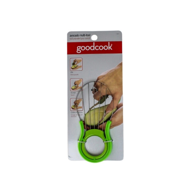 REBANADOR DE AGUACATE PLASTICO CON ACERO INOX GOOD COOK