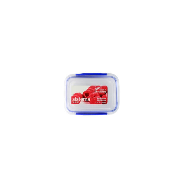 RECIPIENTE PLASTICO RECTANGULAR 6.7 ONZAS SISTEMA
