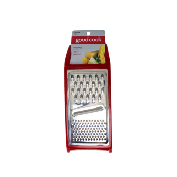 RALLADOR PLANO D/VERDURAS ACERO INOX PUÑO PLASTICO GOOD COOK