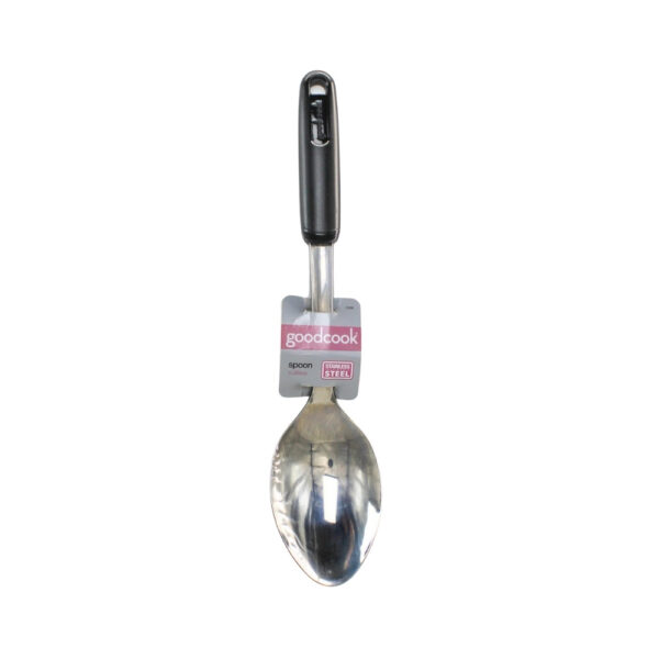CUCHARA DE ACERO INOX PUÑO PLASTICO GOOD COOK