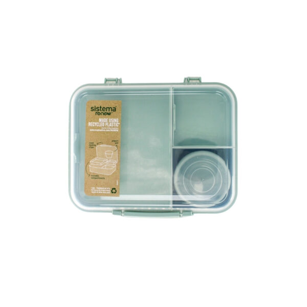 RECIPIENTE PLASTICO RECTANGULAR CON DIVISIONES SISTEMA RENEW