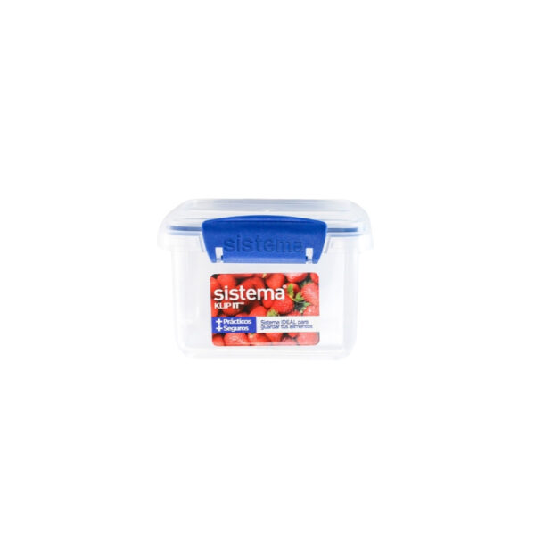 RECIPIENTE PLASTICO RECTANGULAR 400 ML SISTEMA