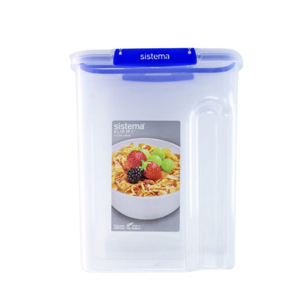 RECIPIENTE PLASTICO PARA CEREAL 4.2 LITROS SISTEMA