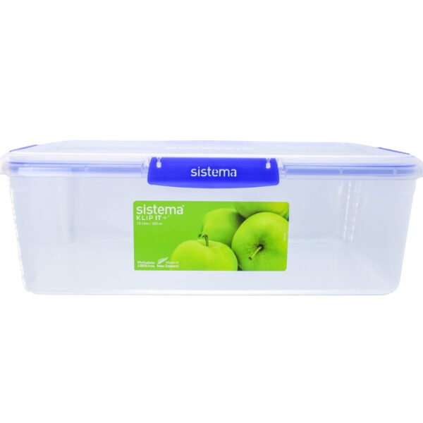 RECIPIENTE PLASTICO RECTANGULAR 7.5 L SISTEMA