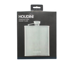 WHISKERA DE BOLSILLO DE 6 ONZ ACERO INOX HOUDINI