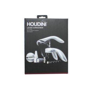 SET SACACORCHO DELUXE CORTADOR DE PAPEL 2 SELLADORES Y EXPIRAL EXTRA HOUDINI
