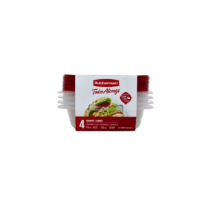 SET 5 RECIPIENTES CUADRADOS  669 ML TAL RUBBERMAID
