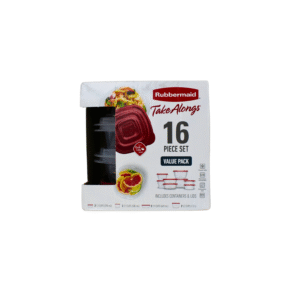 SET 16 RECIPIENTES PLASTICOS TL  RUBBERMAID