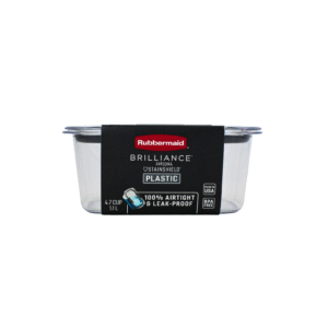 RECIPIENTE RECTANGULAR 1.1LT BRILLIANCE RUBBERMAID
