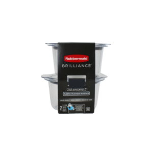 SET 2 RECIPIENTES REDONDOS VP 3.5C/0.8 L BRILLIANCE RUBBERMAID